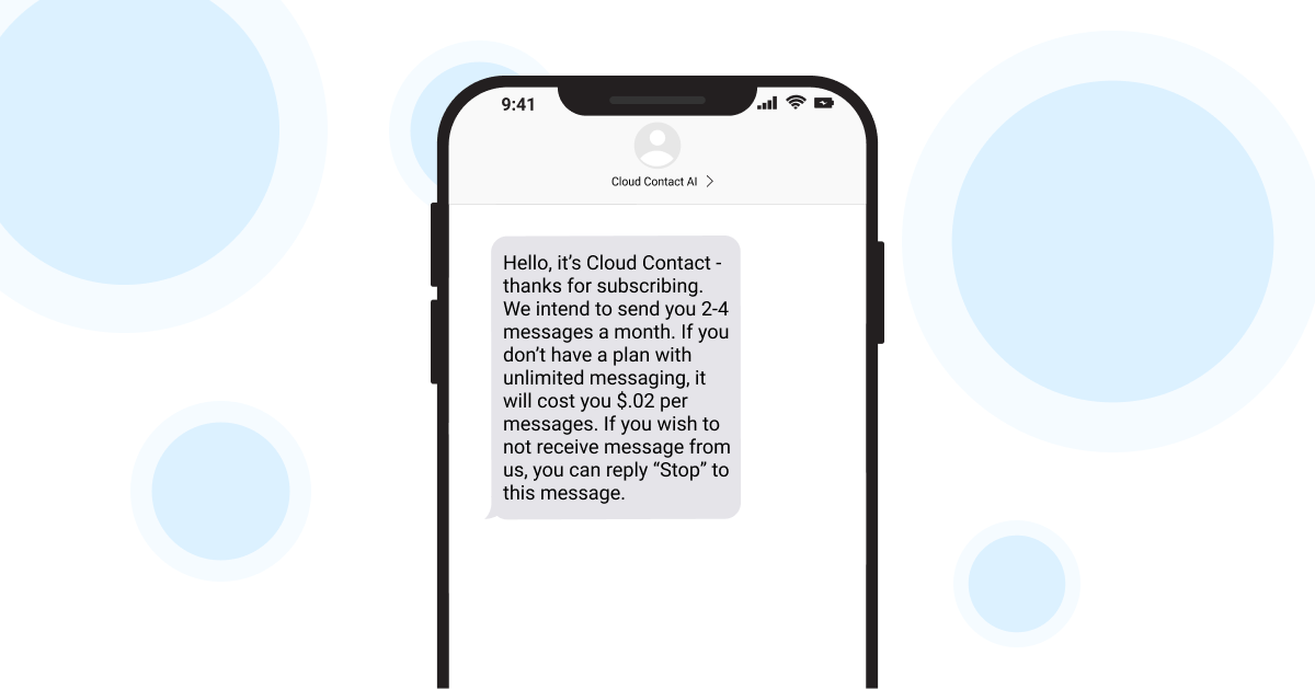 Confirmation Message