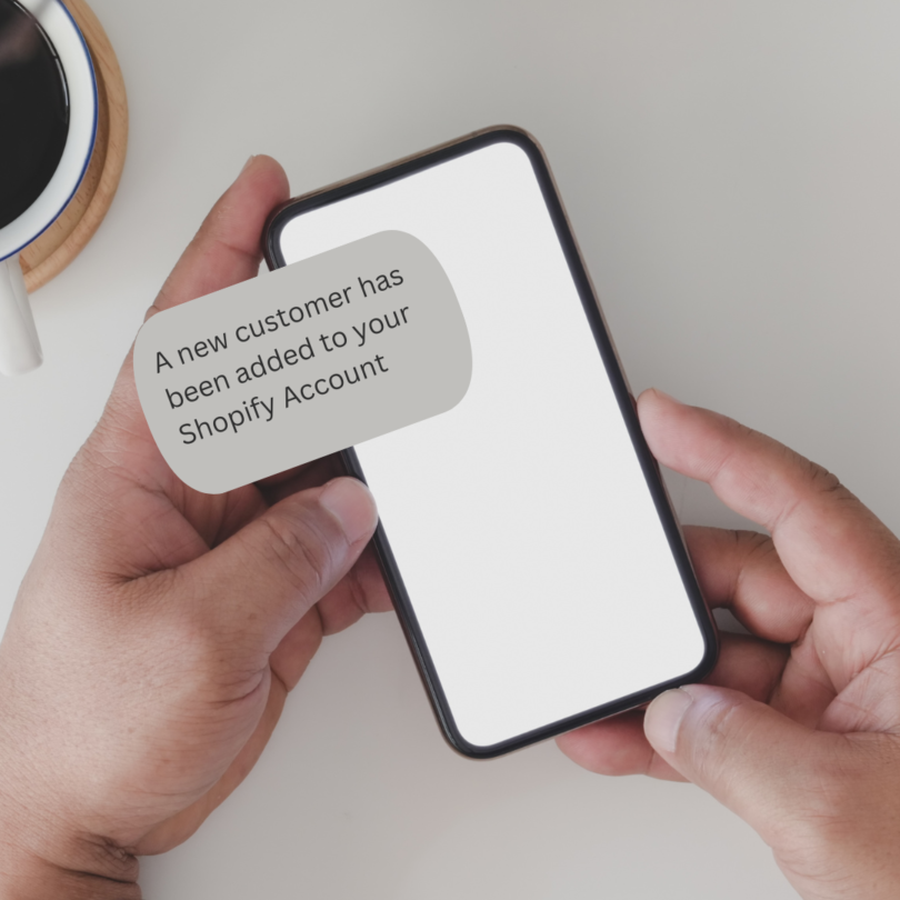 new customer (1) sms for ecommerce<br />